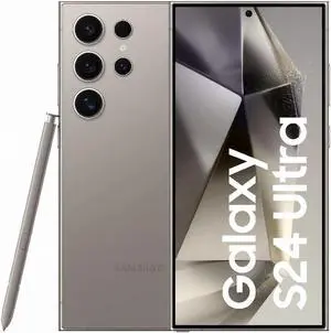 Samsung Galaxy S24 Ultra 256GB (GSM | CDMA) Factory Unlocked 5G Smartphone (Titanium Grey) - Excellent Condition