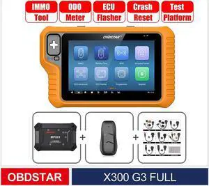 OBDSTAR X300 Classic G3 A1+A2 Android 11 Intelligent Key Programming Tool for Car HD E-Car MOTO Marine with Built-in CANFD Doip Protocols OBDSTAR X300 G3 Full Version