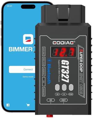 GODIAG GT327 Super DOIP ENET OBD2 Bluetooth Scanner, ELM327 v1.5 FULL Bluetooth 4.0 Adapter, Ethernet Cable for Android iOS PC Support Voltage Display