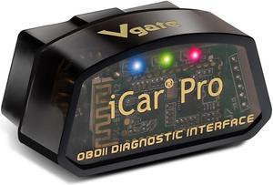 Vgate iCar Pro Bluetooth 4.0 (BLE) OBD2 Fault Code Reader OBDII Code Scanner Car Check Engine Light for iOS/Android