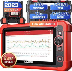 Launch X431 CRP919X OBD2 Scanner: 2023 Bi-Directional Scan Tool with 2-Year Updates, Added TPMS &BST360, ECU Coding, CAN FD/DoIP, All System Diagnostic Scanner with 31 Services, Upgrade of CRP909X