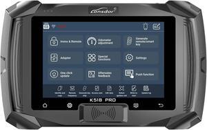 Lonsdor K518 PRO Full Version All In One Key Programmer with 2pcs LT20, Toyota FP30 Cable, Nissan 40 BCM Cable JCD JLR and ADP Adapter