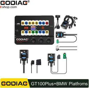 GODIAG GT100+ GT100 Pro Breakout Box Plus BMW CAS1/ CAS2/ CAS3/ CAS4/ CAS4+ and FEM/ BDC Test Platform For CAS Data Read Write Program All Key Lost