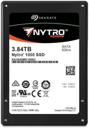 Seagate Nytro 1551 XA3840ME10063 2.5" 3.84TB SATA III 3D TLC Solid State Disk - Enterprise Seagate Nytro 1551 XA3840ME10063 2.5" 3.84TB SATA III 3D TLC Solid State Disk - Enterprise