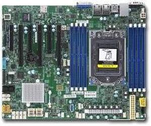 Supermicro H11SSL-NC-B Socket SP3/ System on Chip/ DDR4/ SATA3&SAS3&USB3.0/ V&2GbE/ ATX Motherboard