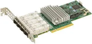 Supermicro Accessory AOC-STG-I4S -port 10Gbe Standard LP Intel XL710-AM1 with SFP+