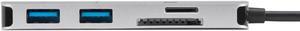 Targus Usb-C Multi-Port Hub With Card Reader And 100W Pd Pass-Thru