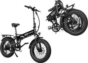 GoPowerBike GoExpress V2 Folding Electric Bike 750W 48V 10.4AH