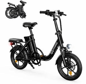 GoPowerBike GoBreeze Electric Bike for Adults | Folding E-Bike | 16" Tires | Up to 35-Mile Range | 3 Riding Modes | 20 MPH Top Speed | 350W Hub Motor | LED Display | Dual Disc Brakes | Removable Batte GoPowerBike GoBreeze Electric Bike for Adults | Folding E-Bike | 16" Tires | Up to 35-Mile Range | 3 Riding Modes | 20 MPH Top Speed | 350W Hub Motor | LED Display | Dual Disc Brakes | Removable Batte