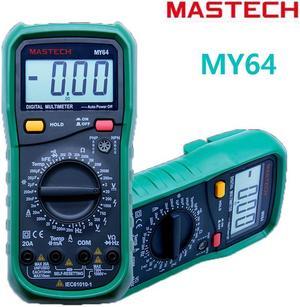 Mastech MY64 Multimeter Digital Multitester Auto Range Capacitance Frequency Ammeter Digital Tester MY64