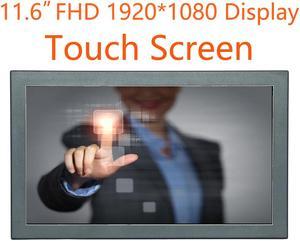 11.6 inch 1920*1080 FHD Touch Display Wide View 12 inch Industry Capacitive Touch Monitor with USB/VGA/HDMI/Speakers