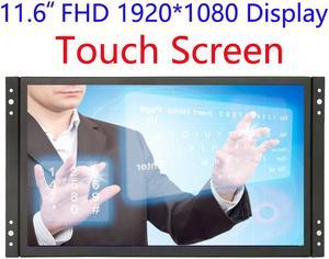 12 inch Industrial Display Touch Monitor 1920*1080 FHD IPS Open Frame 12 inch Touch Screen Capacitive with VGA/HDMI Speakers