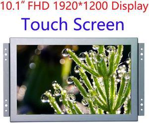 10.1 inch Industry Open Frame 10" Capacitive Touch Monitor 1920*1200 FHD Wide View Touch Display with AV BNC VGA HDMI Speakers