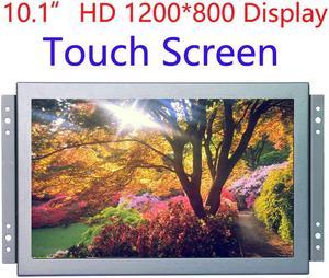 10.1 inch Industry Open Frame 10" Capacitive Touch Monitor 1200*800 HD Wide View Touch Display with AV BNC VGA HDMI Speakers