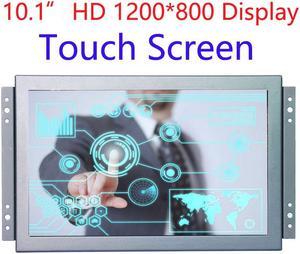 10.1 inch Industrial Open Frame 10.1" Capacitive Touch Monitor 1200*800 HD Wide View Touch Display with AV BNC VGA HDMI Speakers