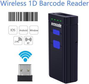 Nexanic Bluetooth Wireless 1D Barcode Scanner 1D Barcode Reader Support iOS Windows