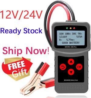 Original LANCOL Micro-200 Pro 12V 24V Car Battery Tester IEC SAE CCA EN Digital Battery Analyzer Micro 200 Pro