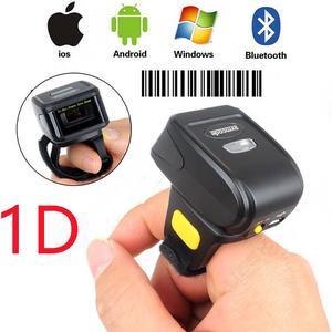 Nexanic Mini Wireless 1D Barcode Scanner Wearable Bluetooth 1D Bar Code Reader Ring Barcode Scanner