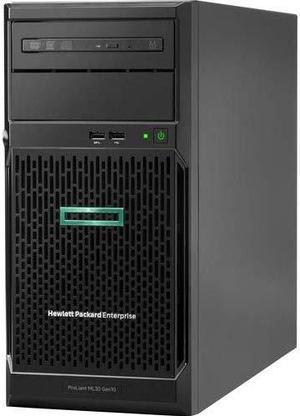 HPE ProLiant ML30 Gen10 Tower Server, Intel Xeon E-2124 Quad-core 3.30 GHz CPU, 8 GB DDR4, RAID