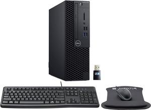 Dell OptiPlex 3070 SFF Desktop Bundle with Keyboard, Mouse, Mouse Pad, WiFi, Intel Core i3-9100, 32GB DDR4, 1TB NVMe SSD, Windows 10 Pro