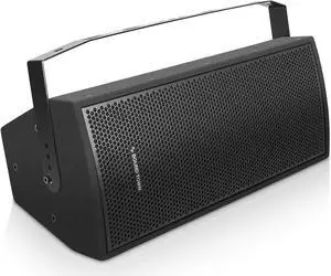 Sound Town CARME Series Dual 8" 2-Way Passive Professional Loudspeaker, Black with Compression Driver and U Bracket for Installation, Live Sound, Karaoke, Bar, Church (CARME-U208B)
