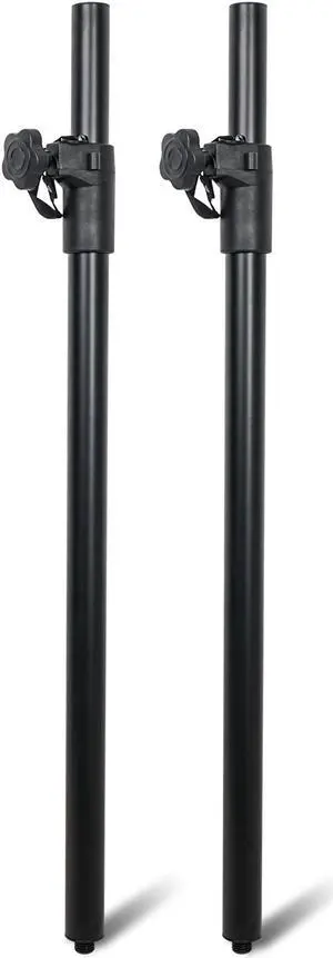 Sound Town 2-Pack Subwoofer Speaker Poles with Adjustable Height and M20 Thread