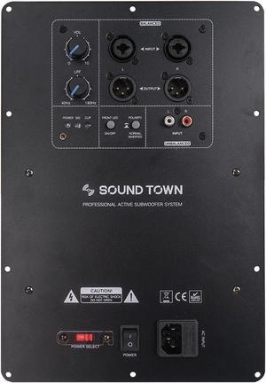 Sound Town Class-D Plate Amplifier for PA DJ Subwoofer Cabinets, 350W RMS, w/LPF (STPAS-600D)