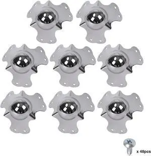 Sound Town 8-pack Large Ball Corner Edge Protector for Flight Case, Cabinet (ST-RHW-07)