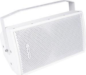 Sound Town CARME Series 8" 350W 2-Way Professional PA DJ Speaker, White with Compression Driver and U Bracket for Installation, Live Sound, Karaoke, Bar, Church (CARME-U108W)