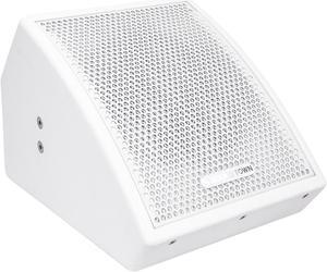Sound Town CARME Series 8" Coaxial 2-way Professional PA DJ Stage Monitor Speaker, White with U Mounting Bracket, for Installation, Live Sound, Bar, Church (CARME-U8MW)
