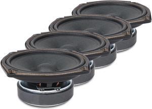 Sound Town 4-Pack 5" Full Range Speakers, Replacement Drivers for PA DJ Speakers, Column Speakers (STLF-C4-4PACK)