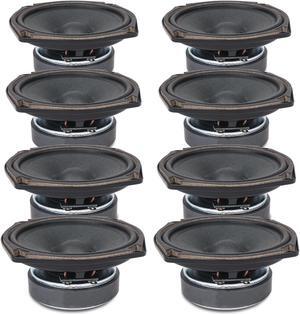 Sound Town 8-Pack 5" Full Range Speakers, Replacement Drivers for PA DJ Speakers, Column Speakers (STLF-C4-8PACK)