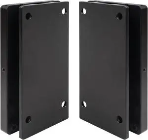 Sound Town 2-Pack Universal Speaker Wall Mount Brackets, 4.25" x 2" Mounting Template, Black (CWB-1-PAIR)