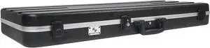Sound Town Lightweight ABS Road Case for Electric Guitar with TSA Approved Locking Latch and EPS Foam Plush Interior (STEC-500)