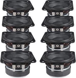 Sound Town 8-Pack 3" Full Range Speakers, Replacement Drivers for PA DJ Speakers, Column Speakers (STWF-3-8PACK)