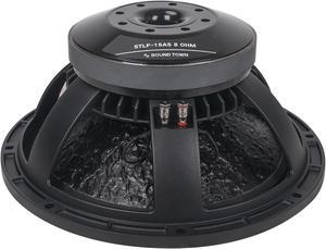 Sound Town 15" 600W Cast Aluminum Frame Woofer (Low Frequency Driver), Replacement Woofer for PA/DJ Subwoofer Cabinets (STLF-15AS)
