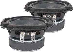 Sound Town Pair of 4" Full Range Drivers, Replacement for PA DJ Speakers, Line Array and Column Array Speakers (STLF-EZ4-PAIR)