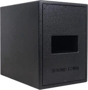 Sound Town Dual 8" 2000W Powered PA Subwoofer with Speaker Output, TWS Bluetooth, DSP, Plywood for Lounge, Club, Bar, Theater, Restaurant, Church (CARME-28SPW1.1)