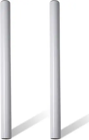 Sound Town 2-Pack 20” Subwoofer Mounting Poles, Compatible with 35mm Mount, White (STSD-20W-PAIR)