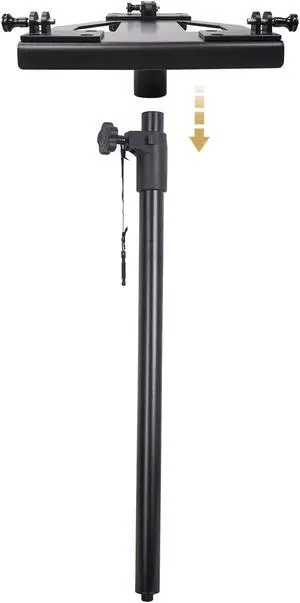 Sound Town ZETHUS Series Subwoofer Speaker Stand and Mounting Adapter for ZETHUS-M3 Line Array (ZETHUS-M3AD)