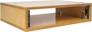 Sound Town DIY 2U Studio Rack with Baltic Birch Plywood, Golden Oak for Recording Room, Home Studio (SDRK-Y2)