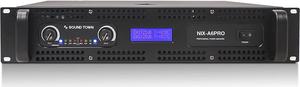Sound Town 2-Channel 1500W Rack Mountable Professional Power Amplifier with Low Pass Filter, LCD Display (NIX-A6PRO)