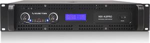 Sound Town 2-Channel 1100W Rack Mountable Professional Power Amplifier with Low Pass Filter, LCD Display (NIX-A3PRO)