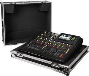 Sound Town ATA Plywood Mixer Case with Interior Foam Protection and Recessed Wheels, for Behringer X32 Compact Digital Mixer (STRC-X32COMP)