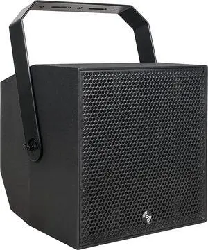 Sound Town IP55 Certified 2-Way 70V/100V 10" Coaxial Weather-Resistant Installation Loudspeaker w/U Bracket, Black (TITAN-10B)