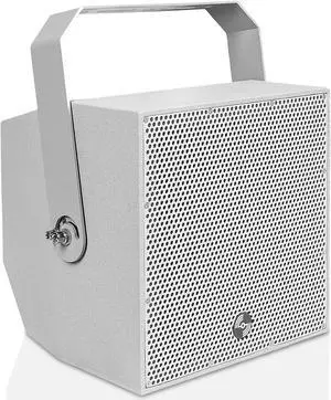 Sound Town IP55 Certified 2-Way 70V/100V 6" Coaxial Weather-Resistant Installation Loudspeaker with U Bracket, Gray (TITAN-6G)