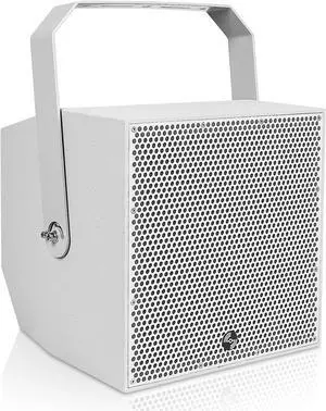 Sound Town IP55 Certified 2-Way 70V/100V 10" Coaxial Weather-Resistant Installation Loudspeaker with U Bracket, Gray (TITAN-10G)