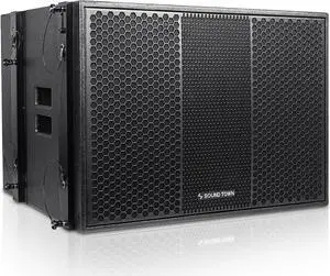 Sound Town ZETHUS Series 18 1600W Powered Line Array Subwoofer, Black (ZETHUS-118SPW)
