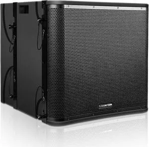 Sound Town ZETHUS Series 18 1600W Line Array Subwoofer, Versatile Installations, Black (ZETHUS-VX118S)
