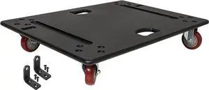 Sound Town Rugged Plywood Caster Board for Smooth and Secure Transport of ZETHUS-118S/118SPW Subwoofer and Funiture, with 4-inch Wheels and Brakes (ZSCB-118S)